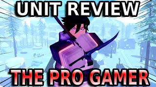 The Pro Gamer Unit Review  Anime Defenders [upl. by Spillar]