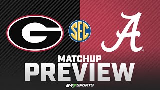 Georgia Bulldogs vs Alabama Crimson Tide  SEC Championship Game Preview 🏆  College Football [upl. by Ahsienom]