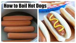 How To Boil Hot Dogs  How long to boil hot dogs [upl. by Bordie]