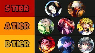 Demon Slayer Burning Ashes  Slayer Breathing Tier List PART 2 [upl. by Eenet]