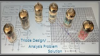 Topic 63 Triode DesignAnalysis Problem Solution [upl. by Terrijo]