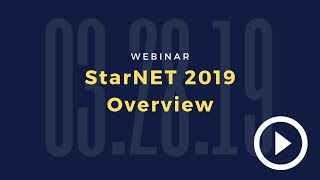 Webinar StarNET Overview 2019 [upl. by Ahseka369]