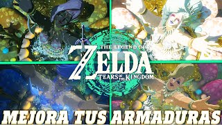 🧚 COMO DESBLOQUEAR las 4 GRANDES HADAS y MEJORAR tus ARMADURAS al MÁXIMO  TEARS of the KINGDOM [upl. by Kenton176]