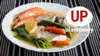 SINIGANG na Hipon at Isda 🍤🐟 Seafoods Sinigang 2 — Ulam Pinoy 30【HD】 [upl. by Htebasil]