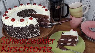 Schwarzwälder 🍒 Kirschtorte 🍰20  DER Klassiker unter den Torten  Kuchenklassiker  Rezept amp Tipps [upl. by Guenna]