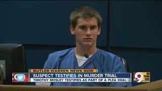 Timothy Mosley testifies in murder trial as part of a plea deal [upl. by Nedyah]