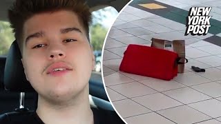 YouTube prankster Tanner Cook’s stunt fails gets shot by intended target  New York Post [upl. by Ronoc]