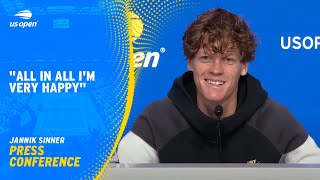 Jannik Sinner Press Conference  2024 US Open Quarterfinal [upl. by Ailet340]