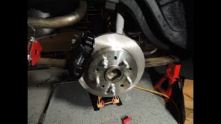 66 mustang rear disc brake conversion SSBC kit [upl. by Ekusoyr]