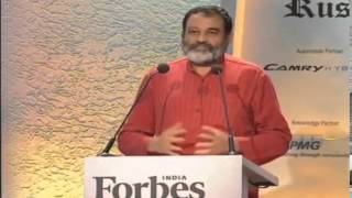 Mohandas Pai vs Harsh Mariwala  1st Debate Forbes India Leadership Awards 2013 [upl. by Oknuj]