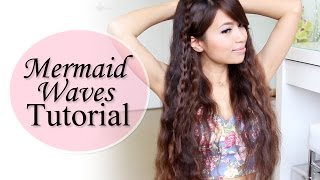 Mermaid Waves Hair Tutorial feat NuMe Pentacle Wand Deep Waver [upl. by Gabel537]