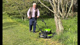 ESSAI COMPLET SUR LE TERRAIN  UNE TONDEUSE AUTOTRACTÉE À BATTERIE 48 V DE NOUVELLE GÉNÉRATION [upl. by Airotnahs]