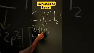 Estructura de Lewis del Diclorometano CH2Cl2 [upl. by Teagan]