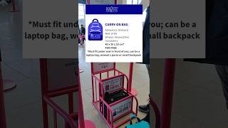 Wizz Air Cabin Bag Size Check [upl. by Daryl]