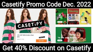 Verified Casetify Promo Code December 2022  6 Working Casetify Discount Code Get 40 Instant Off [upl. by Beora]