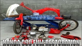 The Big Tear DownPart 1  Honda C90 FULL RESTORATION [upl. by Amick]