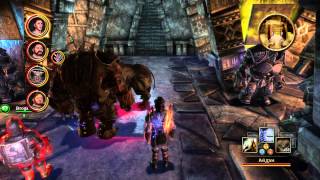 Dragon Age Golems of Amgarrak Red Barrier Switch Puzzle Solution HD 1080p [upl. by Kerk517]