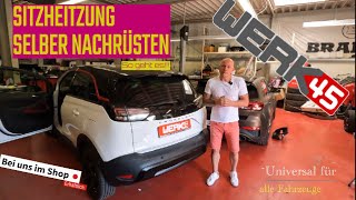 Sitzheizung selber montieren Sitzheizung nachrüsten CamperRenault MasterOpel VivaroBoxer [upl. by Euginimod436]