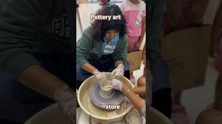 Making a vase Visit this channel for this full videobest potterygirl ceramics Shorts [upl. by Htebazile]