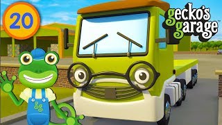 BIG Truck Songs  Nursery Rhymes  Geckos Garage  Educational Videos For Toddlers [upl. by Leyla]