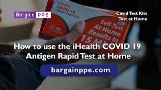 How to use the iHealth COVID 19 Antigen Rapid Test  iHealth Rapid Test Kit at Home [upl. by Ainevul]