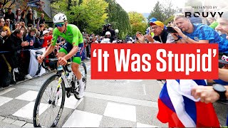 Tadej Pogacar’s Wild UCI Worlds 2024 Move That Shocked The Peloton [upl. by Sadnac]