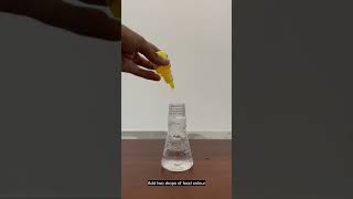 Baking soda and vinegar experiment  shorts experiment chemical explodes [upl. by Devy]