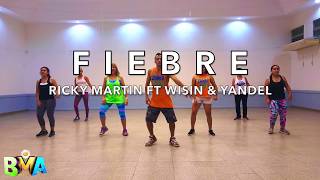 FIEBRE  RICKY MARTIN FT WISIN amp YANDEL ZUMBA CIPOLLETTI [upl. by Yttiy]