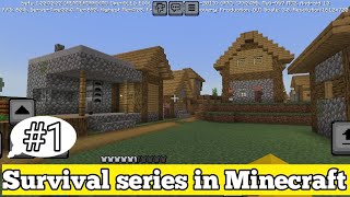 Minecraft first survival sires 1🔥🔳 [upl. by Cissy308]