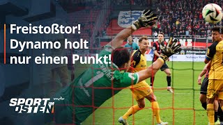 Dynamo rettet einen Punkt bei Aufstiegskonkurrent Ingolstadt  MDR [upl. by Oraneg]