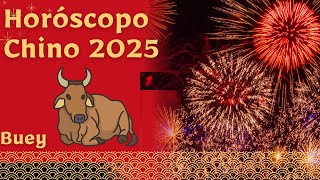 PREDICCIONES HOROSCOPO CHINO BUEY PARA EL 2025 [upl. by Orsay]