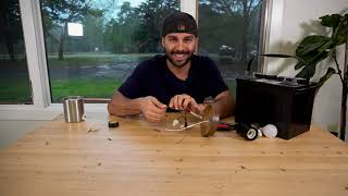 DIY CONVERTING 120V FIXTURE TO 12V  RV LIGHT FIXTURE  CAMPERVAN [upl. by Attirehs740]