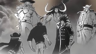 Rocks D Xebec vs Garp and Roger  Manga Animation [upl. by Yorgen]