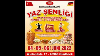 DİTİB Gladbeck Türkiye Camii Yaz Şöleni 2022 [upl. by Uok]