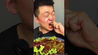 ASMR Chinese Food Mukbang  chicken wings  목소리도 좋고 진짜같아 [upl. by Yokum134]