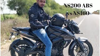 Pulsar ns200 ABS vs Pulsar ns160 [upl. by Layla585]