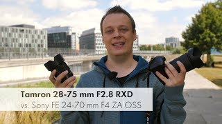 Tamron 2875 mm F28 vs Sony FE 2470 mm F4  Standardzoom für Sony EMount im Vergleich Deutsch [upl. by Egidio]