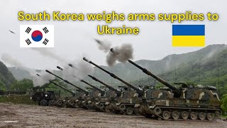 South Korea weighs arms supplies to Ukraine [upl. by Jasik]