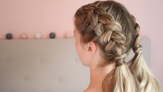 Trenzas de Boxeadora o Holandesas  byAna [upl. by Ahsen]