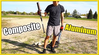 Aluminum vs 100 Composite Slow Pitch Softball Bats Which is Better [upl. by Remington]