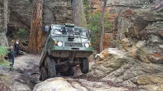 6x6 Pinzgauer  4x4 Perentie  Roll over Recovery  Mt Airly Teaser Video [upl. by Akalam944]