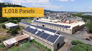 The largest hybrid solar system in New Zealand  SkySolar  AampG Price [upl. by Hanas888]