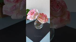 How to make Easy Tissue Paper Flowers Easy tissue paper rose making tissue se kya banaa sakte hai [upl. by Mohkos493]