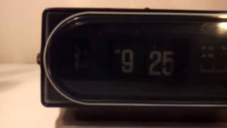 Panasonic rc6015 flip clock back to the future [upl. by Ahseila]