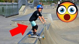 INSANE 8 YEAR OLD SCOOTER TRICKS [upl. by Togram]