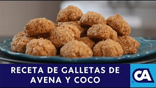 Así se hacen unas deliciosas galletas de Avena y Coco [upl. by Montagu456]