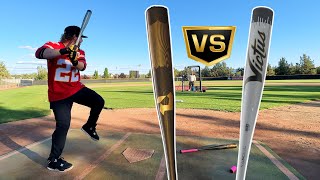 2024 Victus Vandal LEV3 vs DeMarini Voodoo One  BBCOR Baseball Bat Review [upl. by Asille]