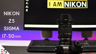 Nikon Z5  Ftz Adapter  Sigma 1750mm Lens  Autofocus Test in Video amp Photo [upl. by Yssenhguahs]