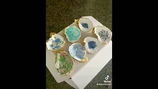 DIY Oyster Shell Ornaments decoupage oystershellart oystershellornaments handmadeprnaments [upl. by Rexfourd]