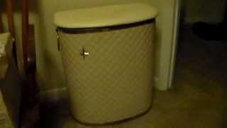 Vintage 1959 clothes hamper [upl. by Ynabe]